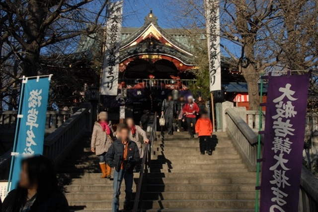 浅草名所七福神　毘沙門天（待乳山聖天）